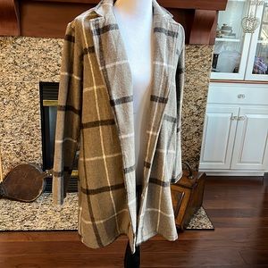 NWT plaid jacket